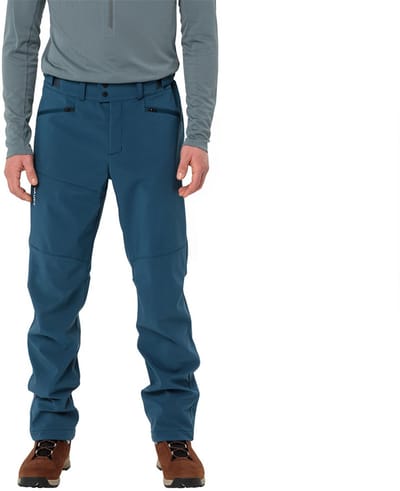 Vaude Elope Softshell Broek Blauw 54 Man
