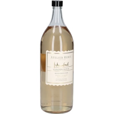 Atelier Rebul Istanbul Golden Hour - Geurstokjes Navulling (2000ml) - Gourmand & Kruidige Kamergeur - Heerlijke Geurverspreider
