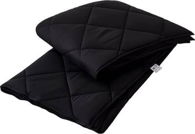 Hoesloos Dekbed - 140x200cm – Wasbaar, Ademend en Zacht – Zwart