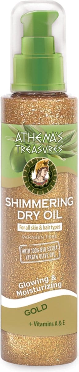 Pharmaid Athenas Treasures Champagne Shimmering Dry Oil 100ml | Skin moisturizer | Beauty Skincare