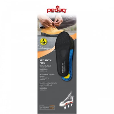 Pedag Antistatic Plus | Inlegzolen | ESD | Ondersteuning | Voorkomt vermoeidheid | Maat 36 t/m 42