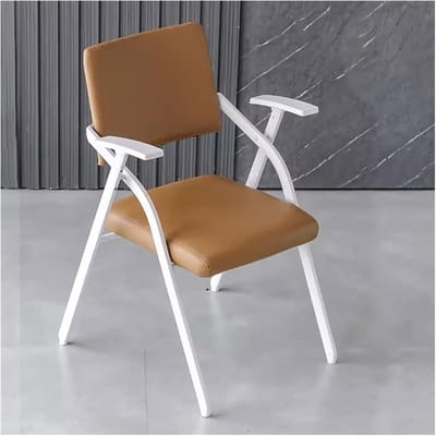 Opklapbare Stoel - Trainingsstoel Gastenstoel - Vergaderruimte Wachtkamer - Stapelbaar Frame - 19x57x83 cm - Zwart