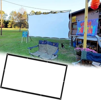 Projectieschermen Projectiescherm HD-filmscherm Opvouwbaar projectiescherm Wasbaar Met montageaccessoires
