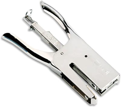 Tang Nietmachine - Handmatige Nietmachine - Papier Binden - Grote Nietcapaciteit - 50 Vel - Blauw Zilver