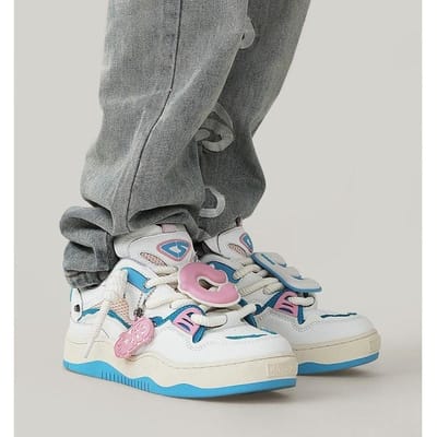 Nieuwe Special-Interest Design Letters Broodschoenen Dikke Zool Alles-Matching Koppelstijl Skateschoenen Casual Sportschoenen 40