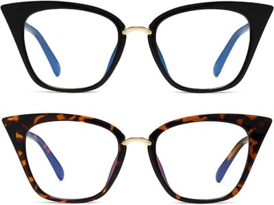 Anti-Blauw Licht Bril Dames Klein Montuur UV-Bescherming Computerbril