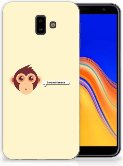 Samsung Galaxy J6 Plus (2018) Telefoonhoesje met Naam Monkey