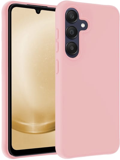 Hoesje - Geschikt voor Samsung Galaxy A26 - Sterk & Shockproof - Hoes Cover - Siliconen Case - Telefoonhoesjes - Lichtroze