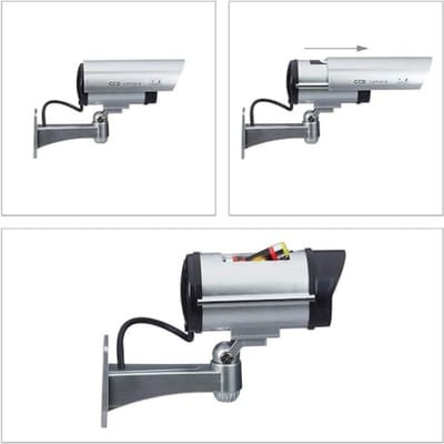 CCTV Dummy Camera voor Buiten met Knipperende LED's - Professioneel Ontwerp voor Hu beveiligen