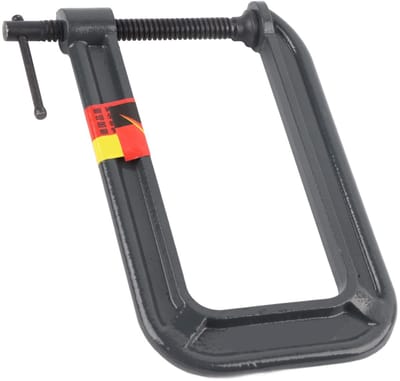Dailygoods- Houtklem Duurzaam - C-klem - Stalen Constructie - Handmatige Professionele Houtbewerking - Klemdikte 70 mm - Diepte 180 mm