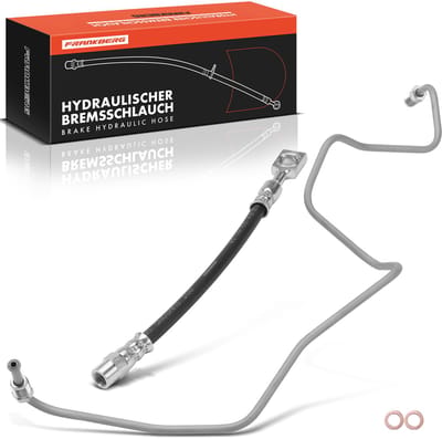 Frankberg 1x Remslang Remleiding Achteras Links voor VW Golf Audi
