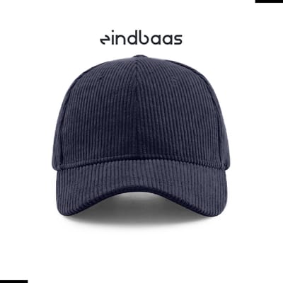 Legend Cap Basic - eindbaas - Corduroy - Dark blue - Donkerblauwe corduroy pet