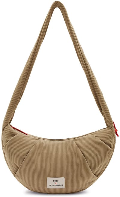 Unio Hamburg x Les Visionnaires schoudertas Corduroy Unio Vancouver Toast beige