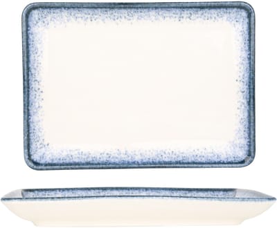 Kütahya Porselen Serveerschaal - Starry Dream - Porselein - 18x13 cm - set van 2