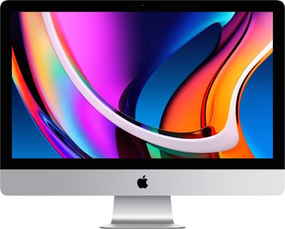 Apple iMac 68,6 cm (27") 5120 x 2880 Pixels Intel® 10de generatie Core™ i7 8 GB DDR4-SDRAM 512 GB SSD AMD Radeon Pro 5500 XT macOS Catalina 10.15 Wi-Fi 5 (802.11ac) Alles-in-één-pc Zilver