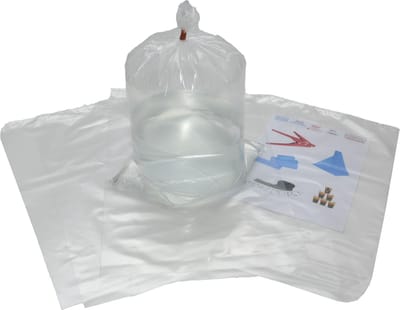 Kortpack - plastic zakken - 10cm x 20cm x 50my - 1000 stuks - (015.0557)