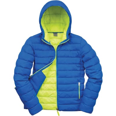Result Men´s Snow Bird Hooded Jacket RT194M - Ocean Blue/Lime - M