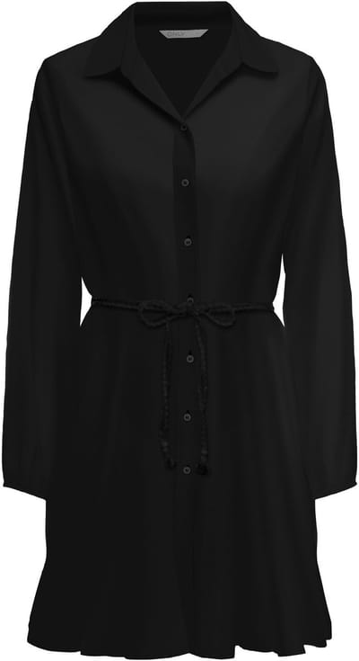 ONLY - ONLLUMINA L/S SHORT DRESS WVN NOOS - Dames - Mini jurken