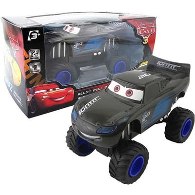 Pixar Cars 3 Grote Wielen Lightning Mcqueen Black Storm Jackson Mater Cruz Metalen Diecast Model Speelgoed Auto Verjaardagscadeau