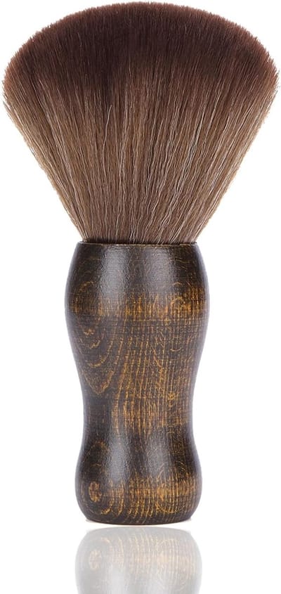 Professionele Herenborstel voor Baard en Haar, Houten Kam voor Kappers en Barbers, Ideaal voor Poeder en Nackenverzorging