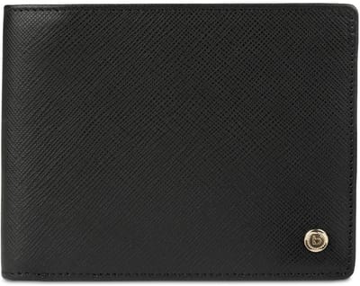 bugatti portemonnee Roccia Wallet with Flap Black zwart