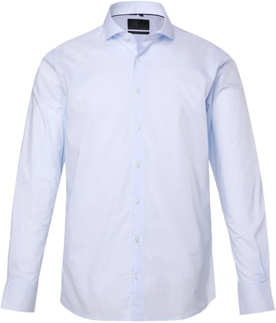 JP 1880 - Heren - zakelijk overhemd business lange mouwen haaienkraag Modern Fit - Off-white - Maat 3XL