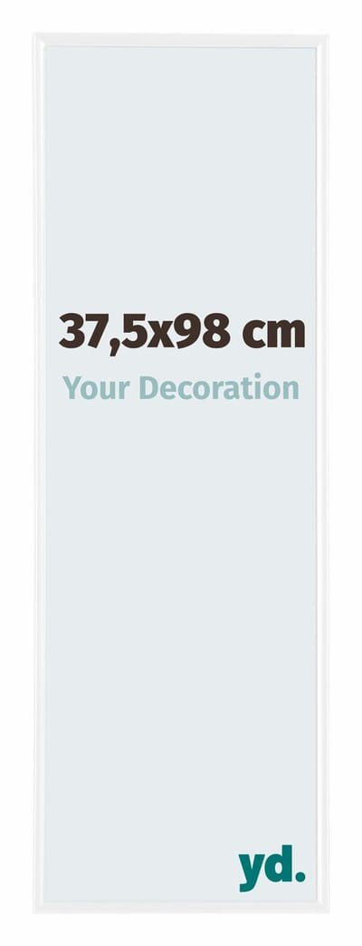 Your Decoration - Fotolijst 37,5x98 cm - Kunststof - Wit Hoogglans - Evry