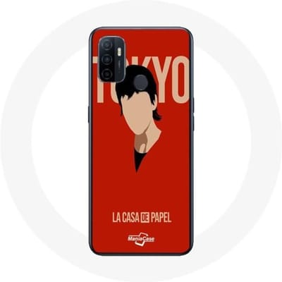 Oppo A53 hoesje La casa de papel Tokyo Fanart-logo