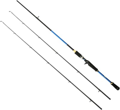 Vishengel Koolstofvezel - Werphengel Telescopisch - Vissen Zoutwater - Dubbele Tips - 2.4m Lengte - Casting Rod