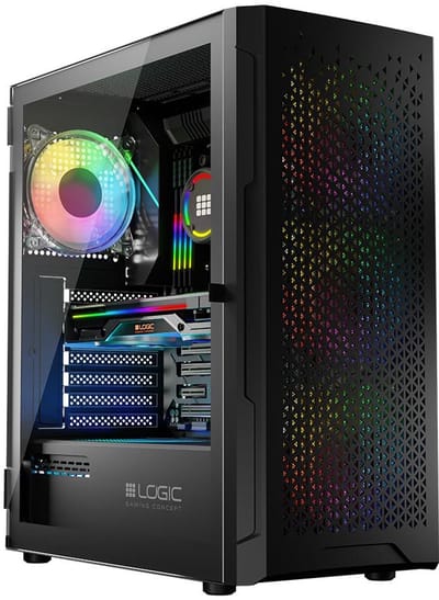 Logic Concept Aramis - Midi Tower - ARGB - USB 3.0 - Zwart