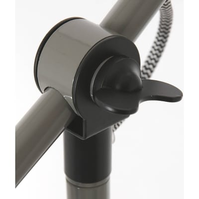 Groene Vloerlamp Nove - Industrieel - Draaibaar en Kantelbaar - Metal, Kunststof - Mexlite - E27 Fitting, 190 cm Snoer, Geschikt voor Lampen tot 40 Watt