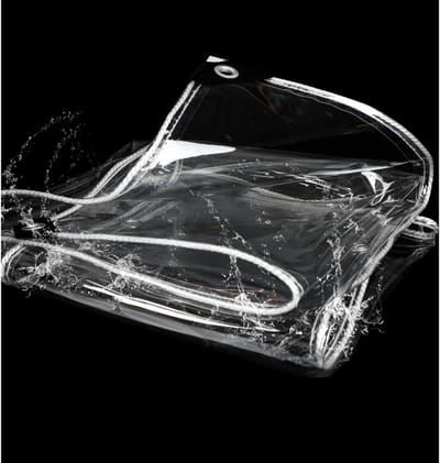 Transparant PVC Zeildoek - Afdekzeil Waterdicht - Buiten Beschermen - Zwaar 600g/m² Materiaal - 1.7x5m - Helder