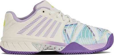 K-SWISS Tennisschoenen Express Light 3 Padel Snow White/purple Heart/evening Primrose Womens 37.5