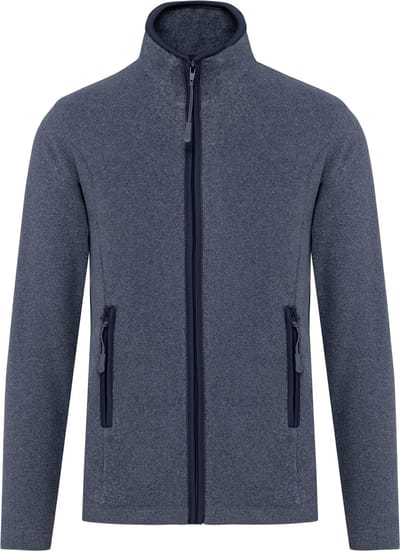 Kariban Microfleece met rits dames K907 - French Navy Heather - S