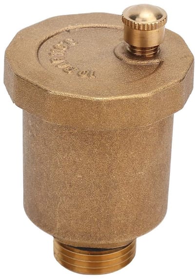 Dailygoods- Luchtventiel G1/2" - Messing Ventiel - Hoge Temperatuurweerstand - Betrouwbare Afdichting - Duurzaam Materiaal - Eenvoudige Installatie - Luchtklep