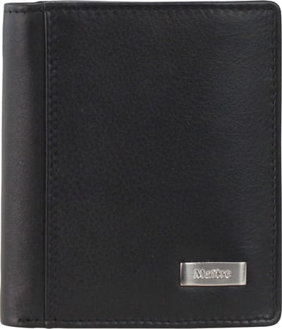 Maître Fusto portemonnee leer 9 cm - Dames - Staand formaat - schwarz