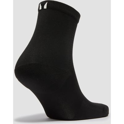 MP Training Cushioned Trainer Socks - Black - UK 2-5