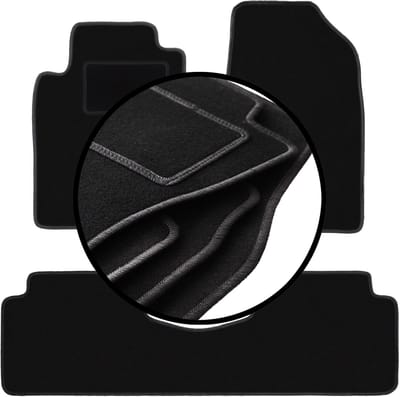 Complete set veloursmatten voor: Toyota Camry V sedan (1996-2001)