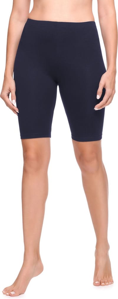 Ladeheid Dames Leggings - Shorts - Korte - Katoen - Sportbroek - LA-LA40-131-LE - Marineblauw - XS