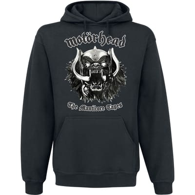 Motörhead Trui met capuchon - The Manticore Tapes Tracklist - S tot XL - voor Mannen - zwart