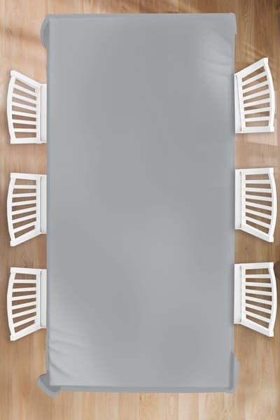Tafelkleed - Tafellaken - 150x300 cm - Interieur - Grijs - Licht - Binnen en Buiten