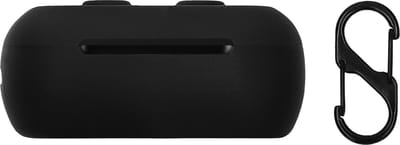 kwmobile cover voor oordopjes case - geschikt voor Skullcandy DIME 3 - Trendy beschermhoes draadloze oordopjes in zwart