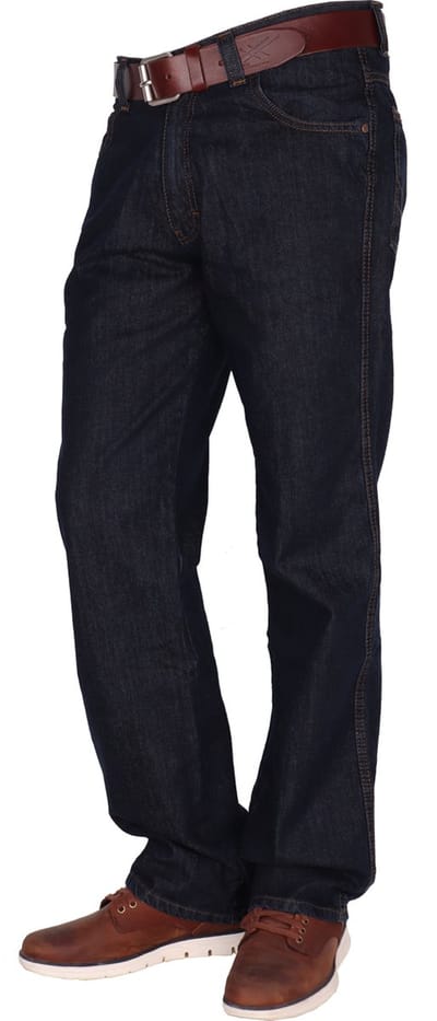 Crosshatch Rider 1090CH Lowrise Spijkerbroek Heren - Donker Blauw - B29 - L34