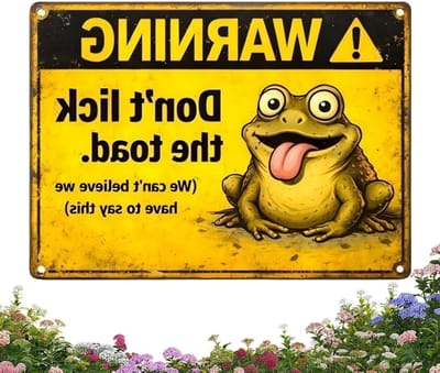 Grappige Tuinborden - Decoratie Buiten - Tuin Verfraaien - Weerbestendig Ontwerp - 12.5x18.5 cm - Meerdere Kleuren