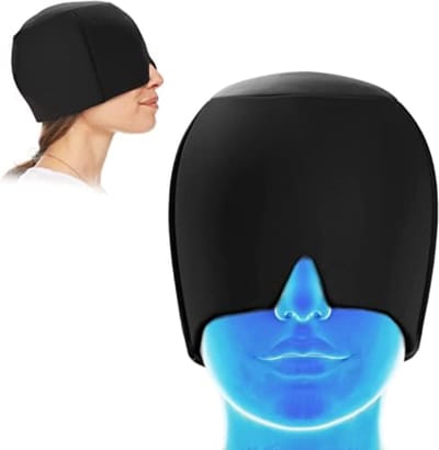 Solacis Migraine muts - Migraine masker - Hoofdpijn masker - Warmte en koude therapie - Herbruikbaar - Anti migraine - Must have tijdens hoofdpijn!
