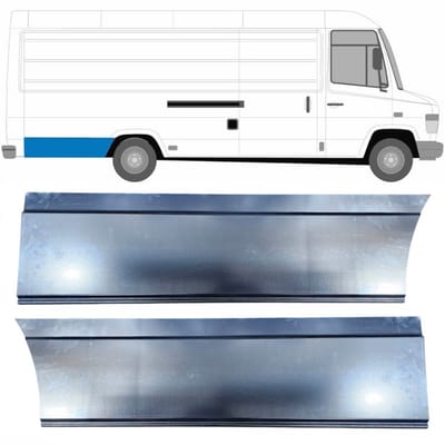 Reparatiepaneel achterspatbord voor Mercedes Vario 1996- / Links + Rechts / Set