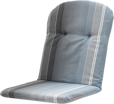 Madison - Tuinstoelkussen - Kuip Hoog - Stef Grey - 45x96cm - Grijs