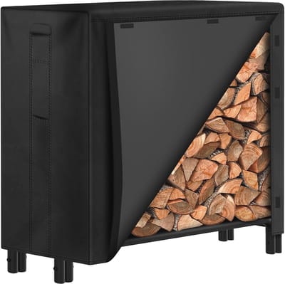 4ft Brandhout Rack Met Cover - Waterdichte Outdoor Houthouder voor Open Haard