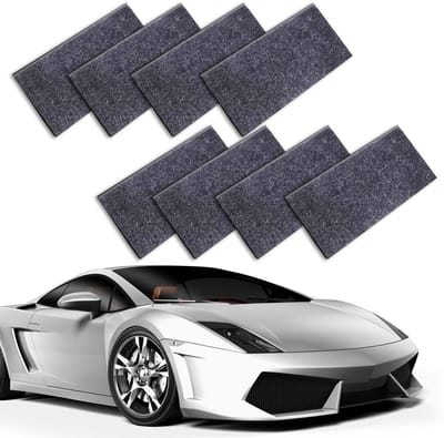 Allecto - Set van 6 Glitter Nano Doeken voor Auto Krassen - Krasbestendige en Makkelijk te Gebruiken