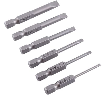 ONF3 - Magnetic Schroevendraaier Bits Set - Set van 6 Stuks - Geschikt voor Elektrische en Handmatige Schroevendraaiers - 50mm - S2 Legering - H...